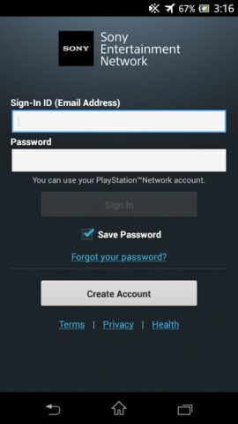 Account Manager для Android — скриншот 1
