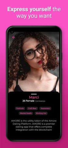 Dating App Amore: Chat & Date для Android — скриншот 4