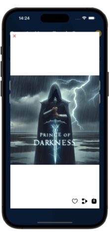 Создатель обложки AI для iOS — скриншот 1