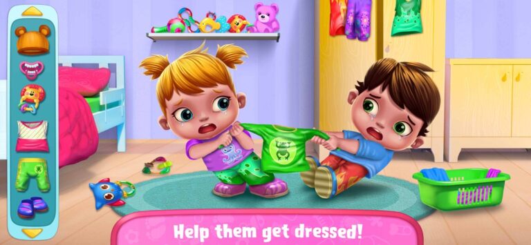 Няня для близняшек для iOS — скриншот 2