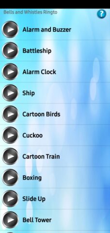 Звонки и свистки Рингтоны для Android — скриншот 1