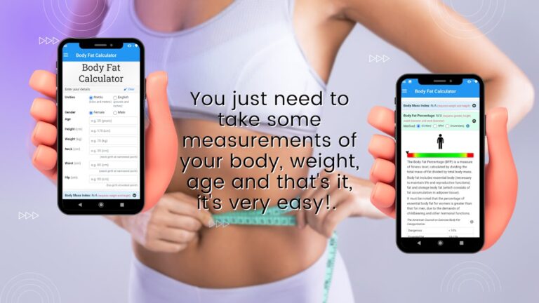 Body Fat Calculator для Android — скриншот 2