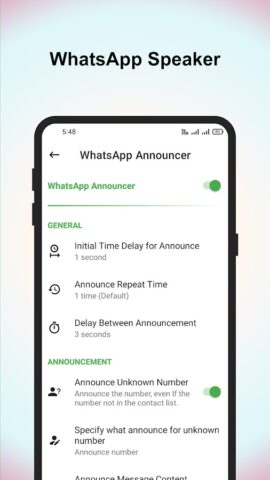 АОН и динамик для Android — скриншот 5