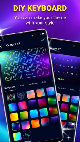 Color Keyboard для Android — скриншот 3