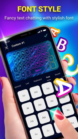 Color Keyboard для Android — скриншот 4