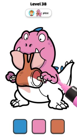 Coloring Alphabet Lore для Android — скриншот 4