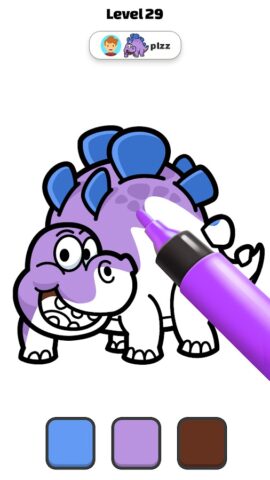 Coloring Alphabet Lore для Android — скриншот 5