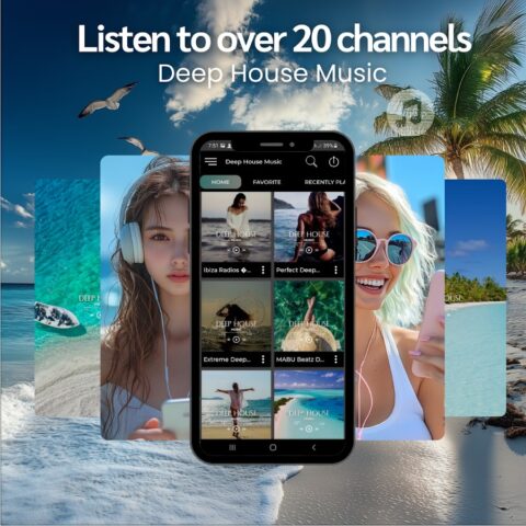 Deep House радио для Android — скриншот 2