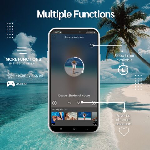 Deep House радио для Android — скриншот 3