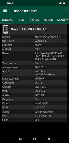 Device Info HW для Android — скриншот 5