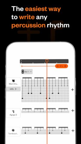 Drum Notes — beats music sheet для Android — скриншот 2