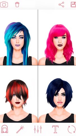 Эмо Макияж для Android — скриншот 1