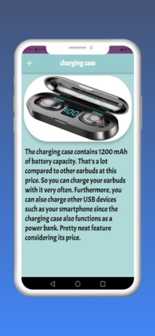 F9 Wireless Earphones Guide для Android — скриншот 1