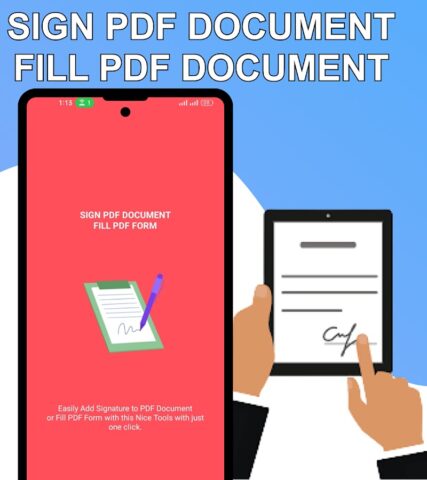 Подписать PDF — Заполнить PDF для Android — скриншот 1