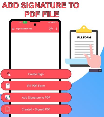 Подписать PDF — Заполнить PDF для Android — скриншот 2