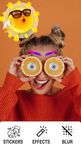 Смешные Лица Камера для Android — скриншот 1