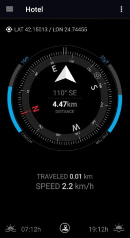 GPS Compass Navigator для Android — скриншот 1