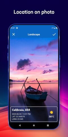 GPS Photo: Geotag Location для Android — скриншот 2