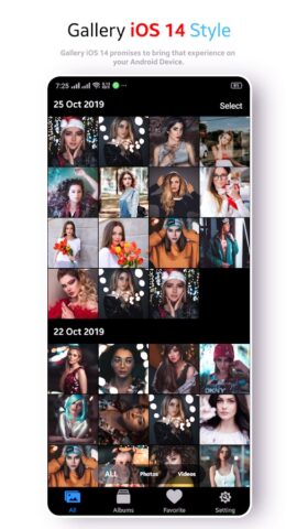 Gallery for iPhone для Android — скриншот 1