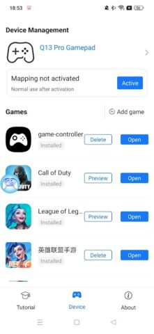 Gamepad Plus для Android — скриншот 4