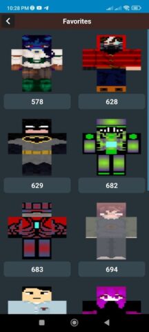 HD Skins for Minecraft 128×128 для Android — скриншот 3