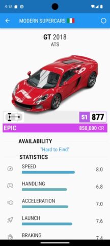 Horizon 5 Cars для Android — скриншот 4