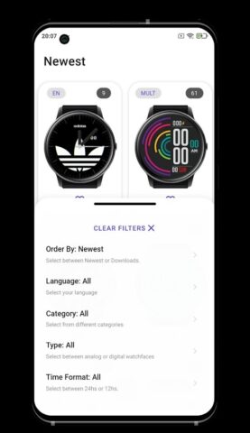 Imilab KW66 Watch Faces для Android — скриншот 3
