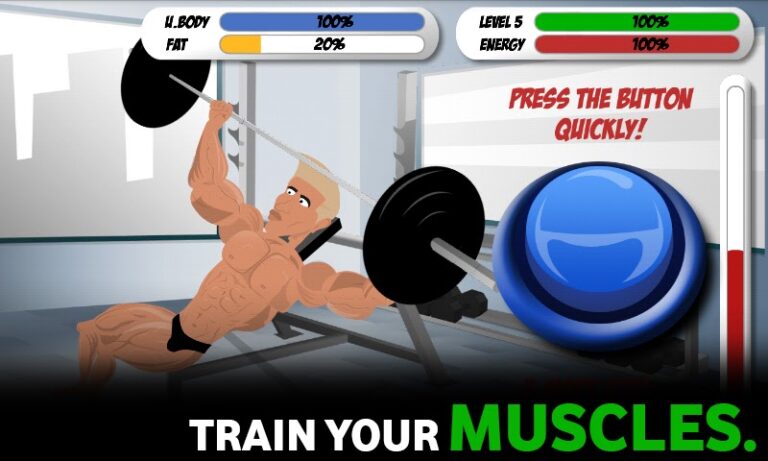 Iron Muscle bodybuilding game для Android — скриншот 1
