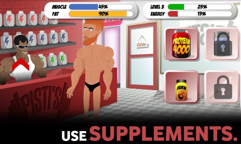 Iron Muscle bodybuilding game для Android — скриншот 3