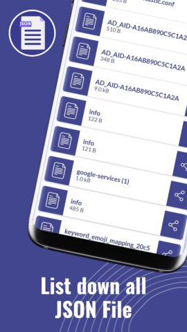 редактор json Просмотрщик Json для Android — скриншот 3