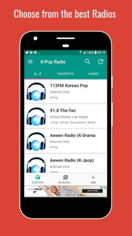 K-POP Radio для Android — скриншот 1