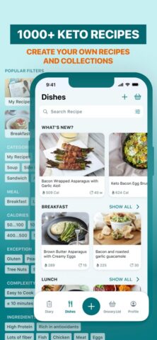 Кето диета. Счетчик калорий для iOS — скриншот 4