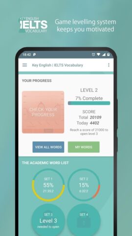 Key English | IELTS Vocabulary для Android — скриншот 1