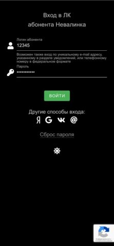 ЛК Невалинк для Android — скриншот 5