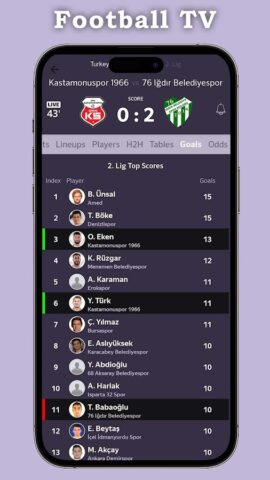 Live Football TV HD Streaming для Android — скриншот 3