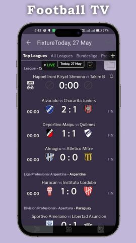 Live Football TV HD Streaming для Android — скриншот 4