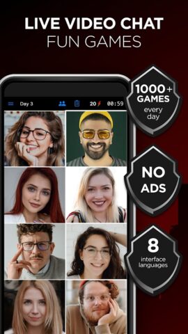 Мафия онлайн с видеочатом для Android — скриншот 1