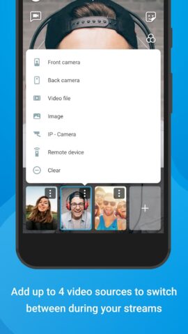 ManyCam — Easy live streaming для Android — скриншот 2