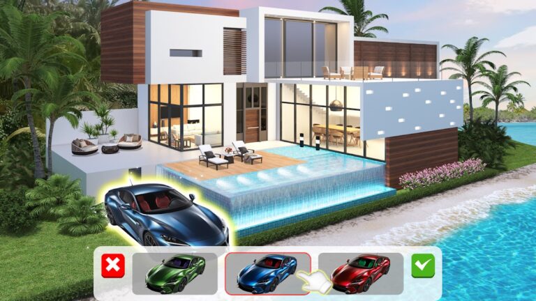 Дизайн дома: райская жизнь для Android — скриншот 1