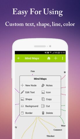 Mind Map для Android — скриншот 3