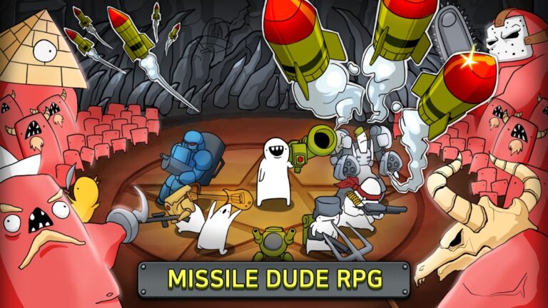 Missile Dude RPG : idle hero для Android — скриншот 1