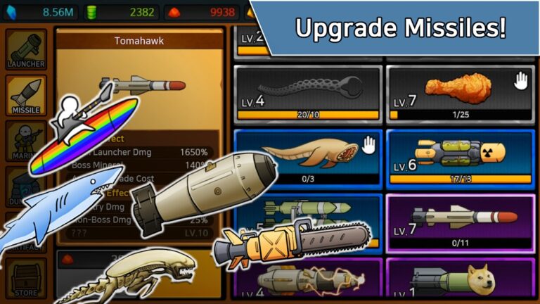 Missile Dude RPG : idle hero для Android — скриншот 5