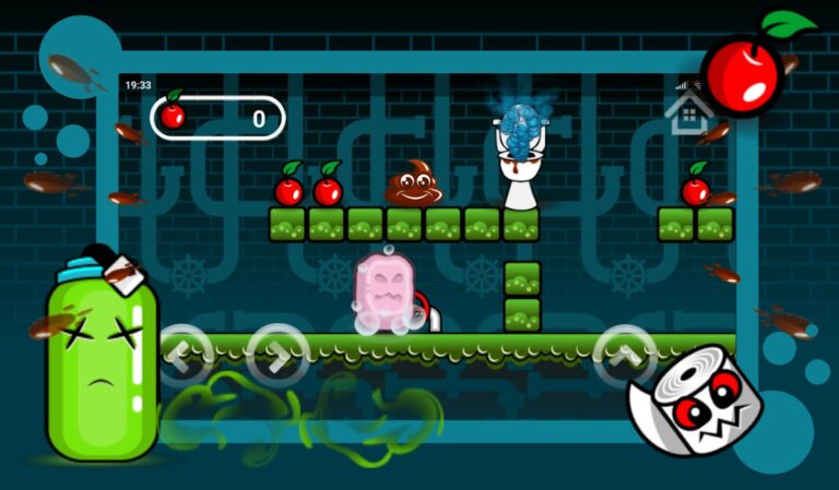 Приключения Какашки платформер для Android — скриншот 3