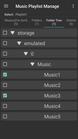 Музыкальный плейлист для Android — скриншот 5