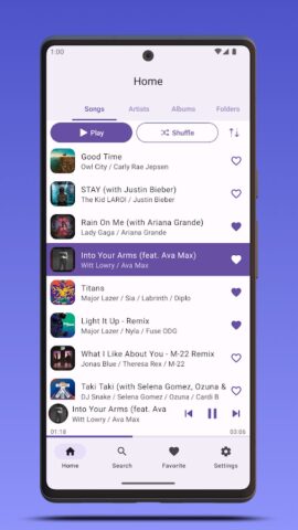 Music Max: Музыкальный Плеер для Android — скриншот 1