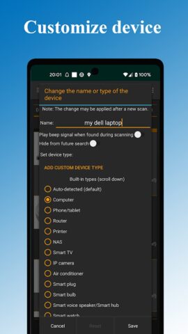 Сетевой сканер — Net Scanner для Android — скриншот 3