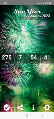 NewYear Countdown 2025 для Android — скриншот 2