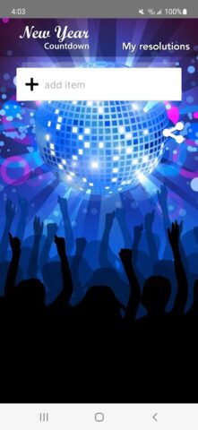 NewYear Countdown 2025 для Android — скриншот 3