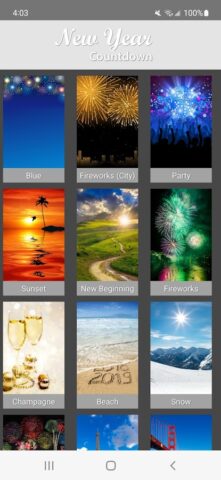 NewYear Countdown 2025 для Android — скриншот 4