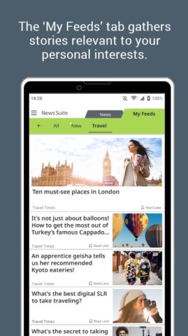 News Suite by Sony для Android — скриншот 4